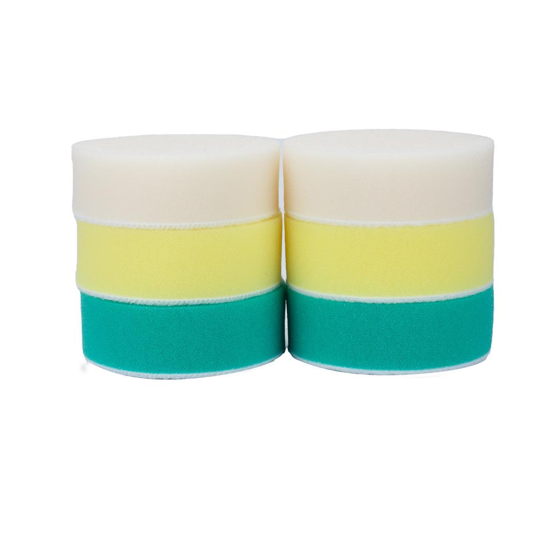 MaxShine Foam Car Polishing Pads Kit - 1in, 2in, 3in (6 Pack)