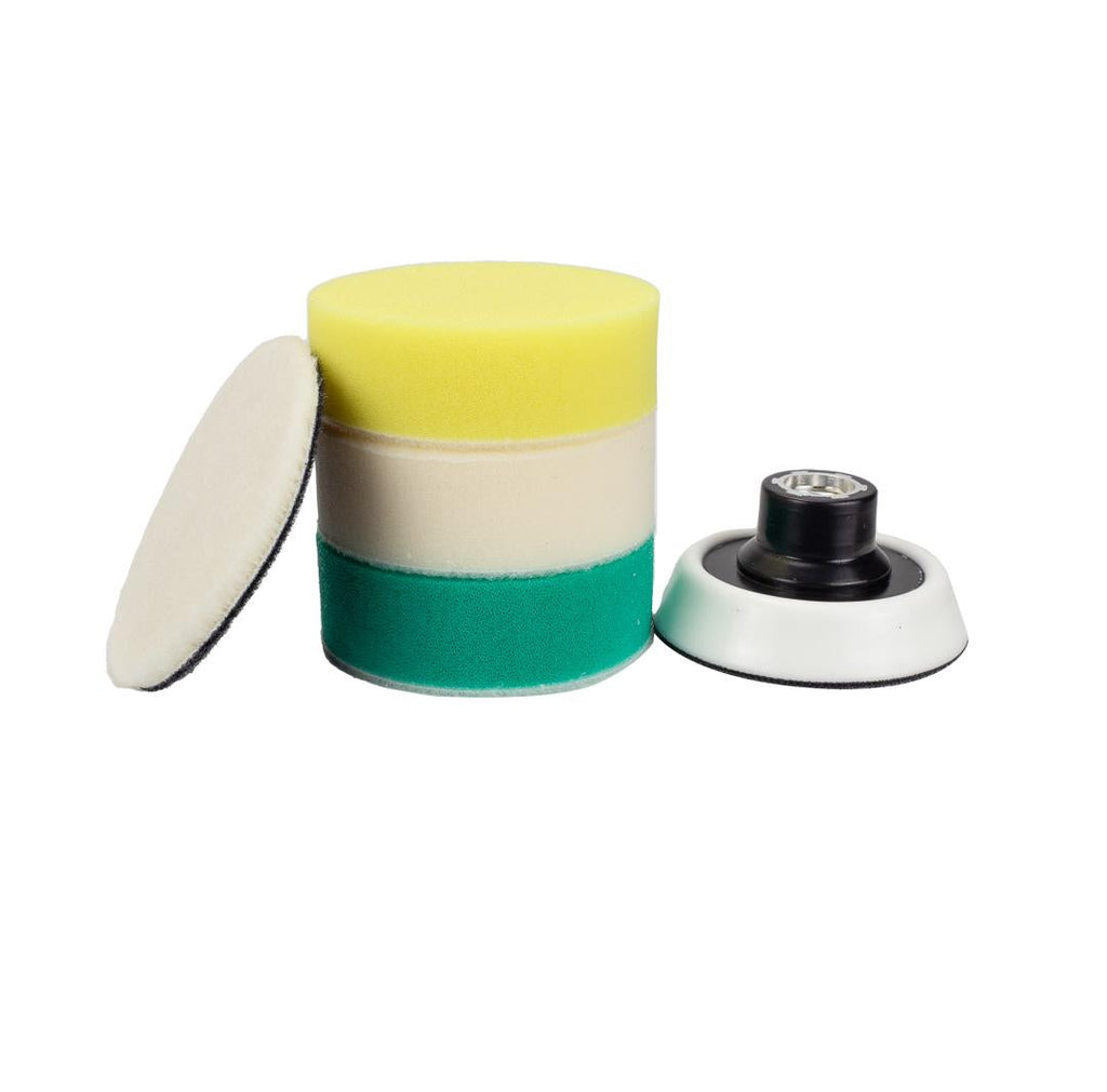 MaxShine Buffing Pads for Cars | Rotary Polishing Kit - 1in, 2in, 3in