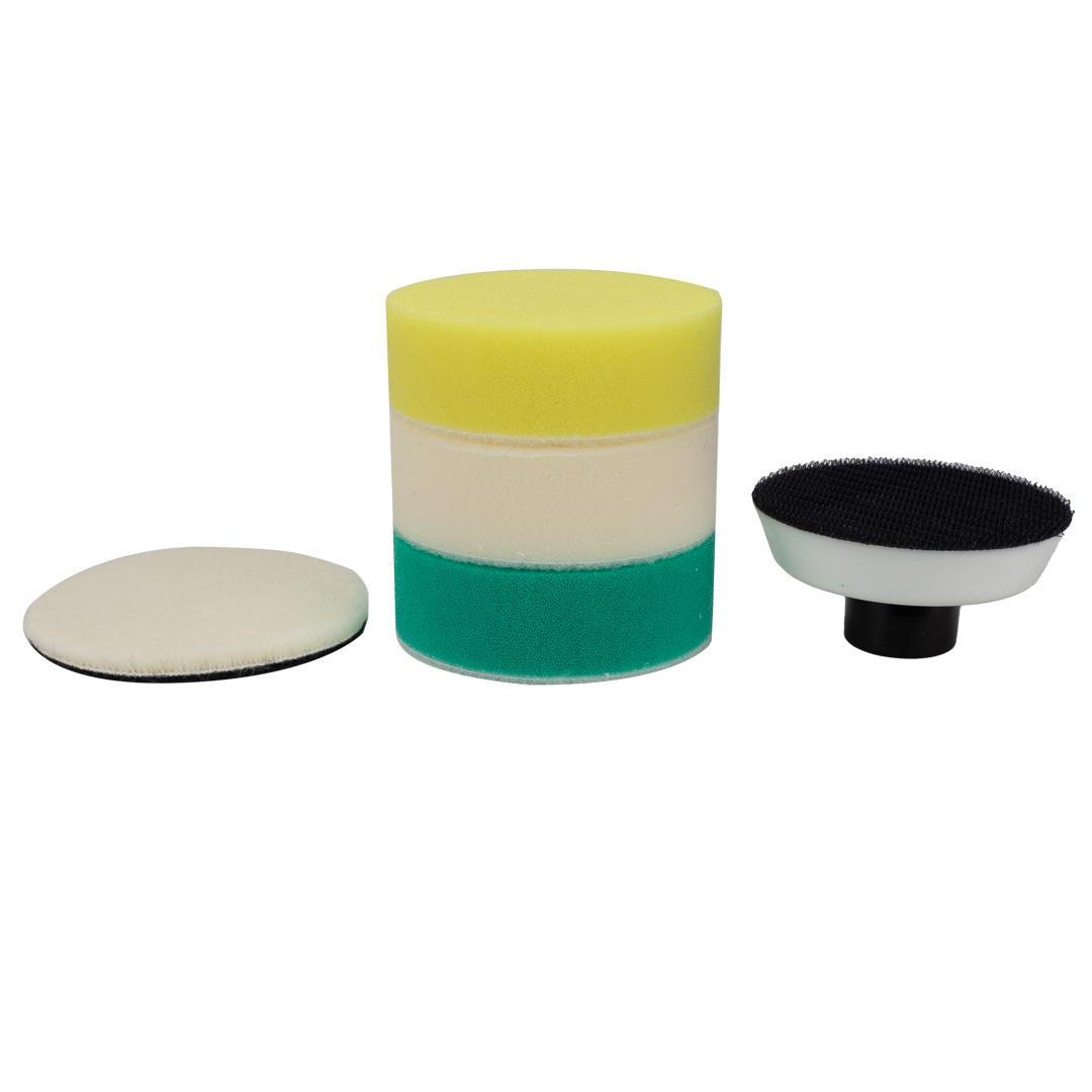 MaxShine Buffing Pads for Cars | Rotary Polishing Kit - 1in, 2in, 3in