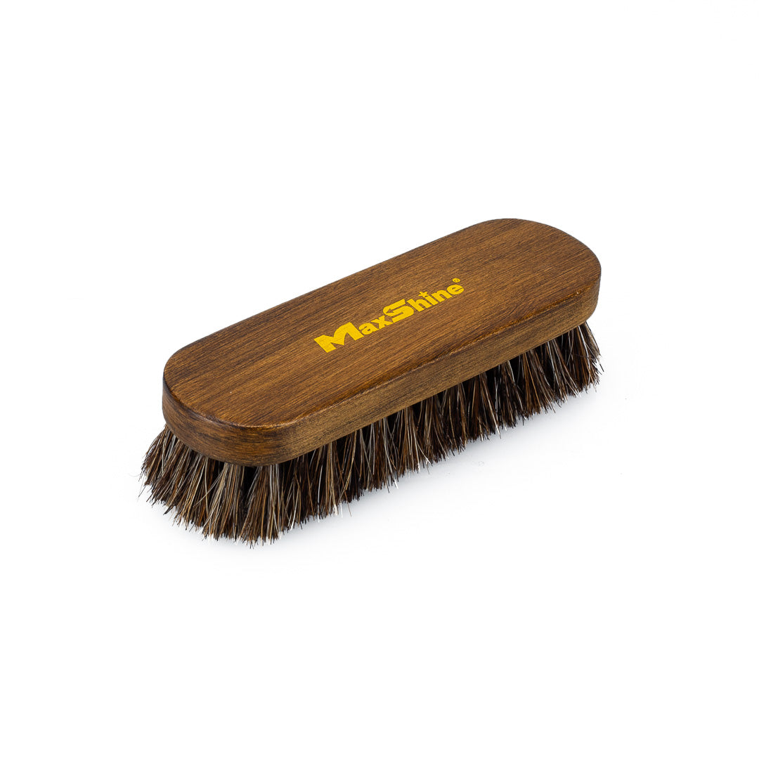 MaxShine Horse Hair Brush for Cleaning Upholstery