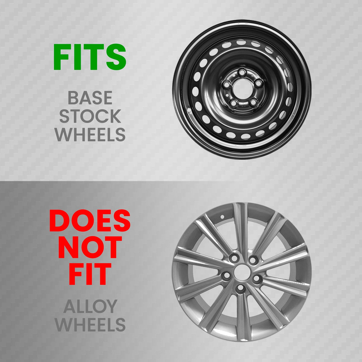 BDK Hubcaps Wheel Covers for Cars Premium Silver Hubcaps 16" Wheel Rim Cover Replacement Snap On Hubcaps for Toyota Camry Corolla Style Automotive (4-Pack)