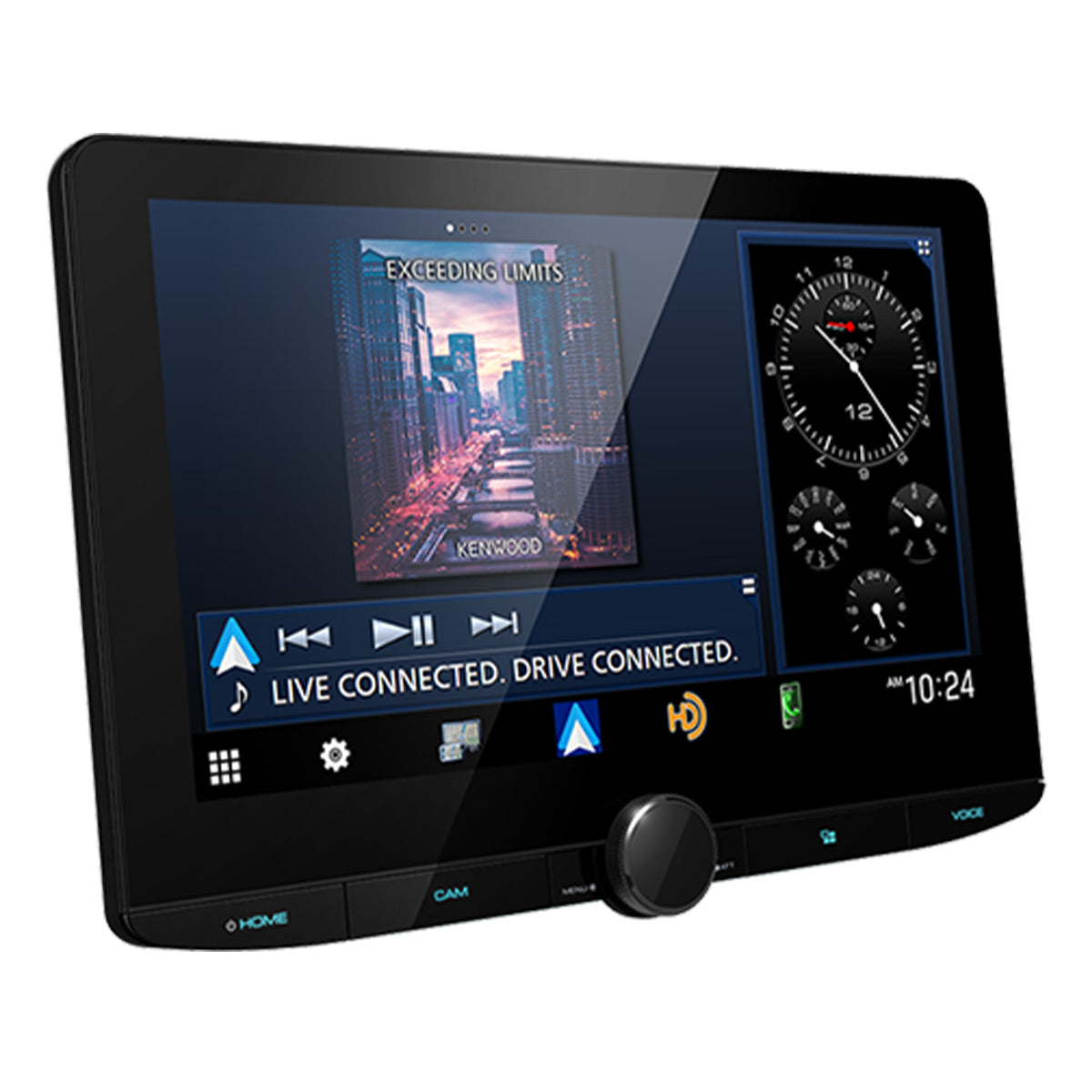Kenwood DMX1038S 10.1in Floating Multimedia Receiver - image 4