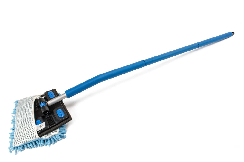Autofiber [Mitt on a Stick PRO+] Premium Car Wash Mop, Brush, Pole, Mitt