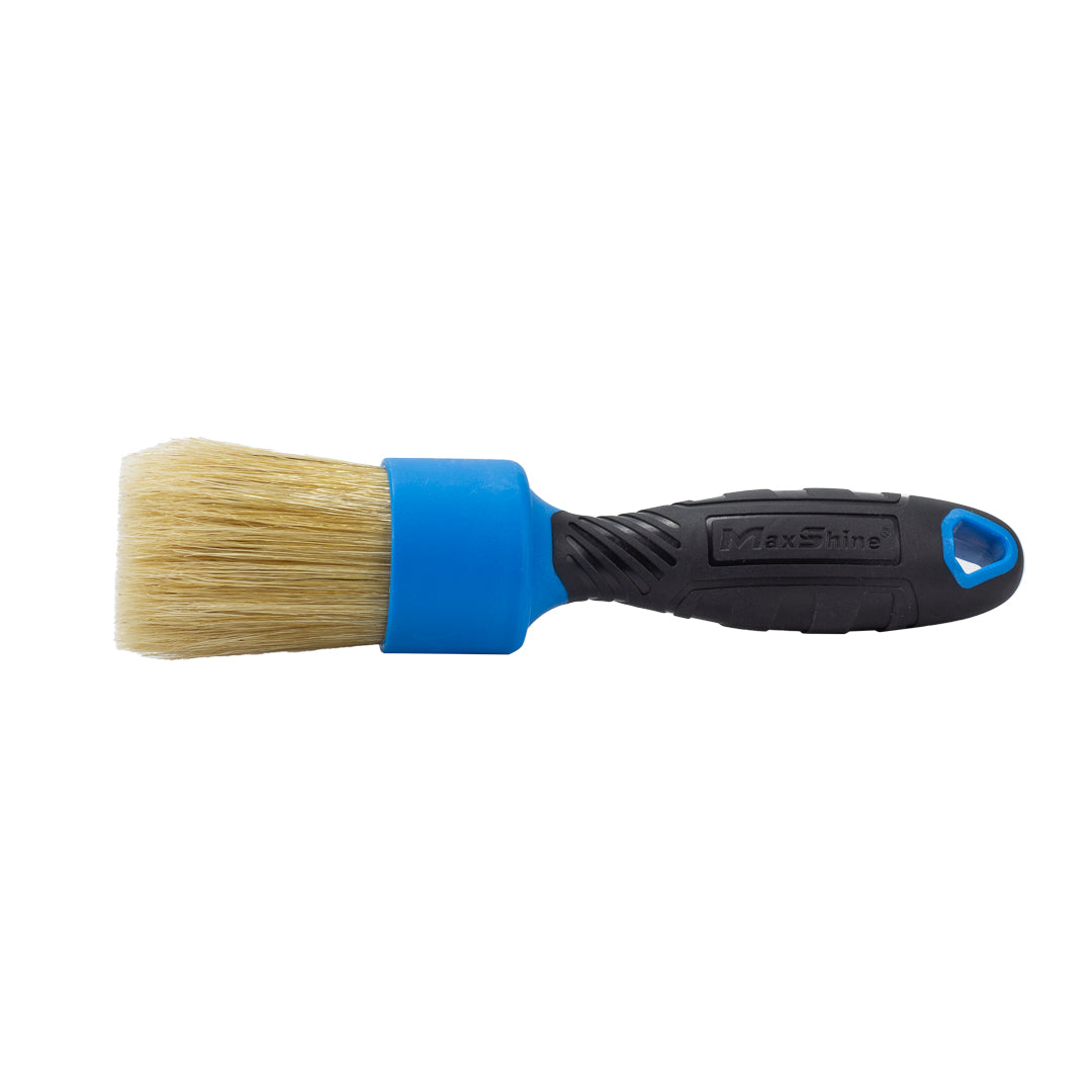 MaxShine Stubby Brush - Boar Hair & Mixed Bristle
