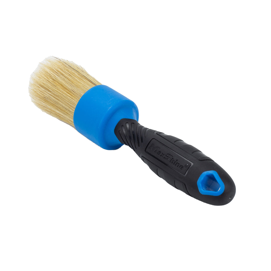 MaxShine Stubby Brush - Boar Hair & Mixed Bristle