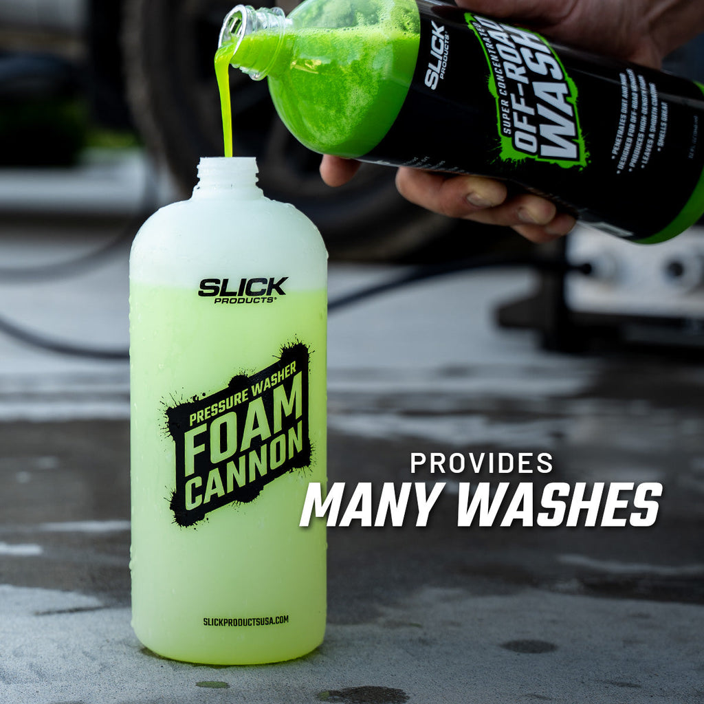 Slick Products Off-Road Wash + Foam Cannon Bundle
