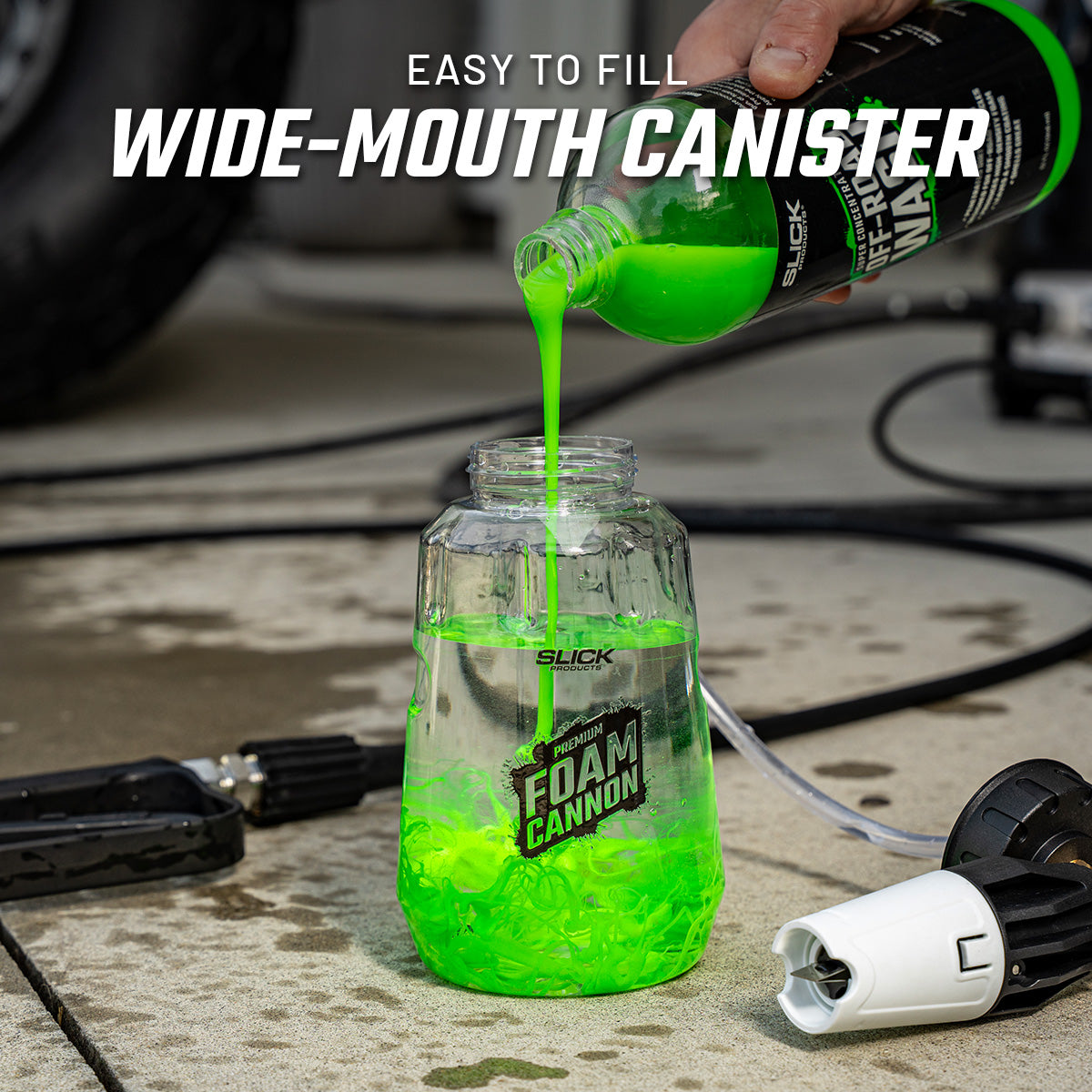 Slick Products Premium Foam Cannon Wash Kit - Off-Road
