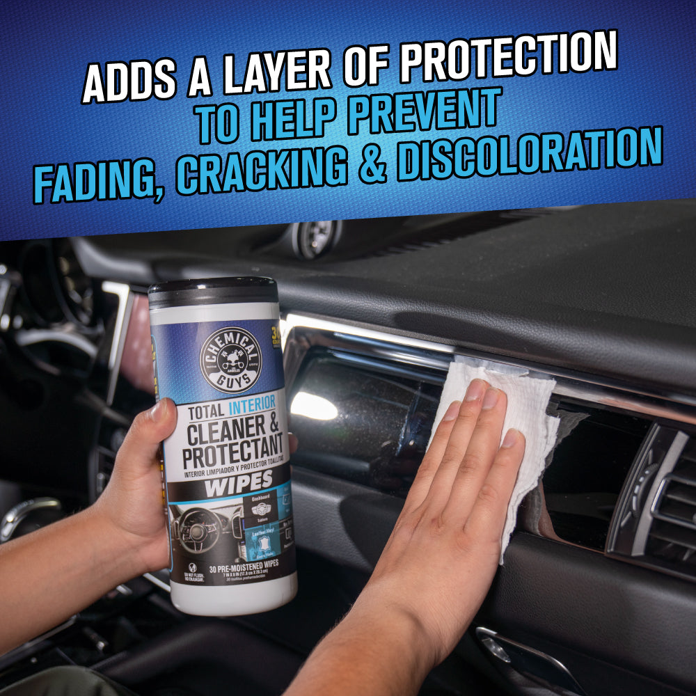 Chemical Guys Total Interior Cleaner & Protectant Canister Wipes