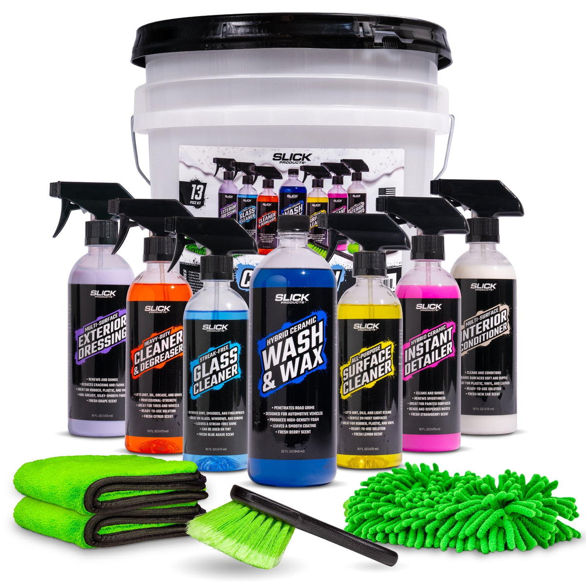 Slick Products Car Wash & Detail Kit