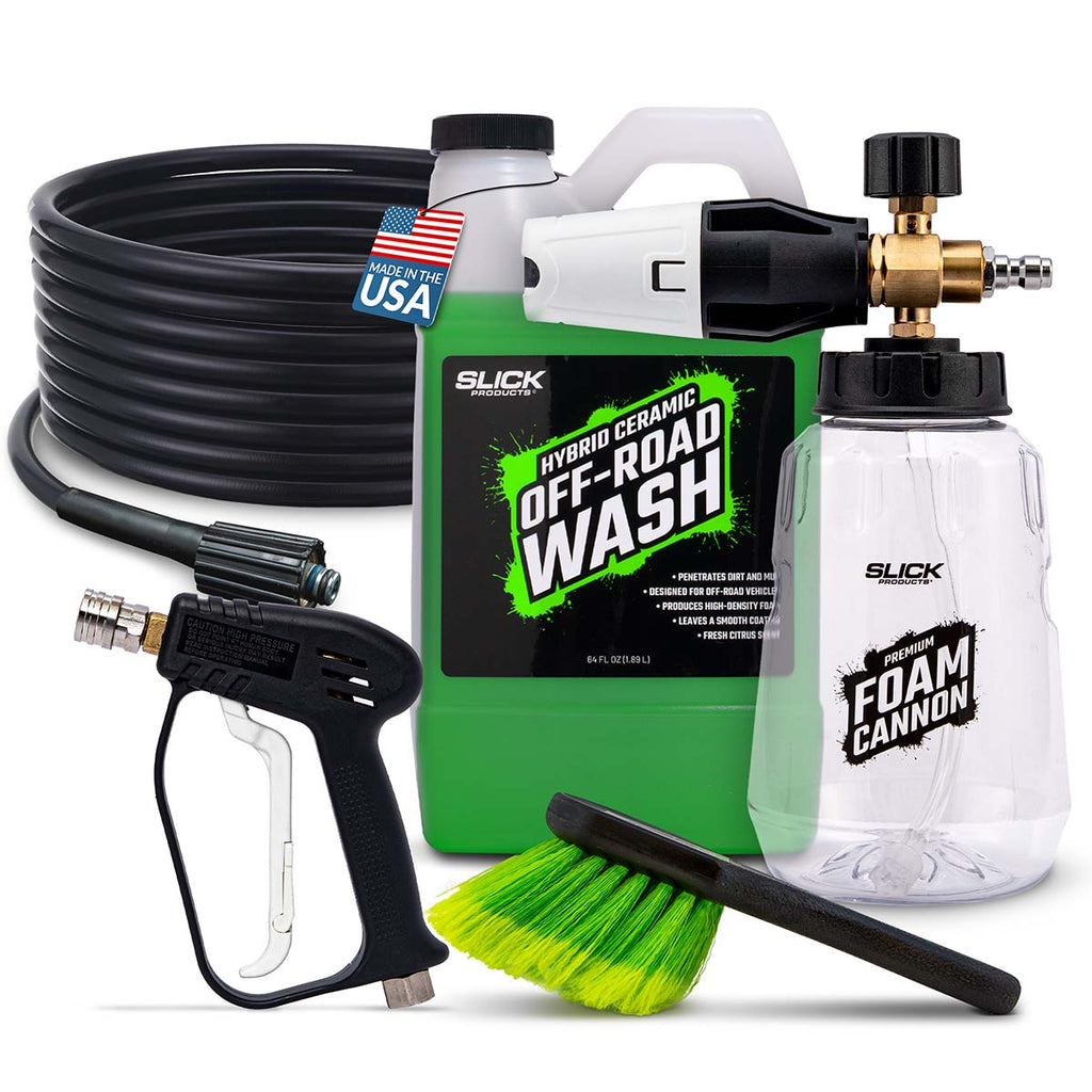 Slick Products Pro Premium Foam Cannon Wash Kit - Off-Road
