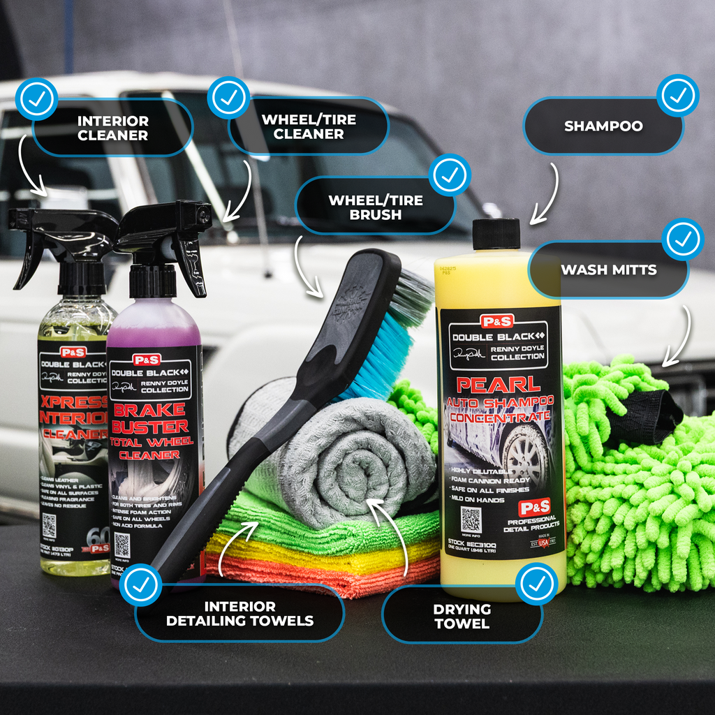The Rag Company Complete Car Cleaning Kit