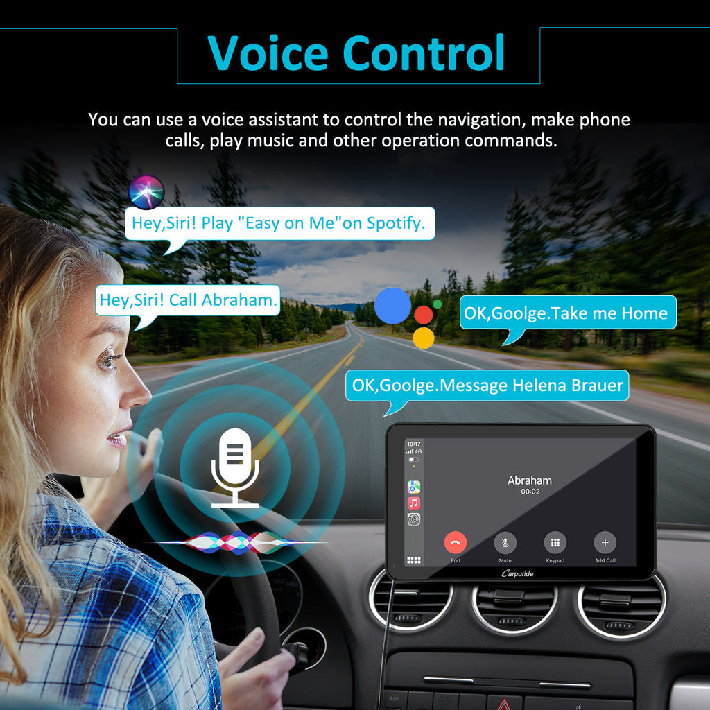 CARPURIDE W701 Pro 7in Smart Car Display with Backup Camera - image 3
