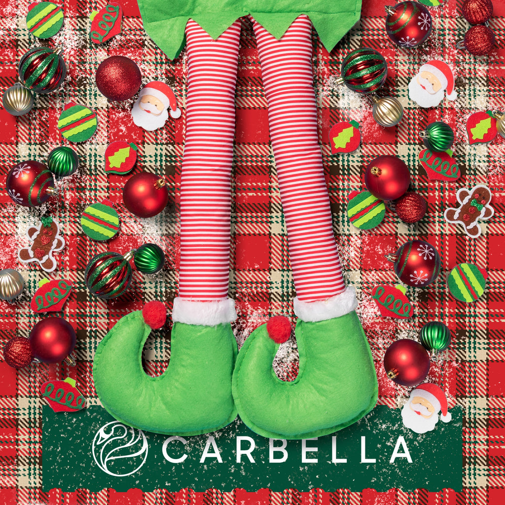 Carbella Trunk/Cargo Holiday Elf Legs Decoration