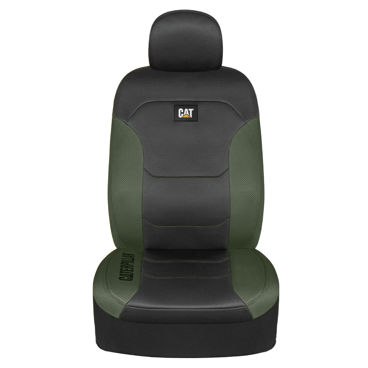 CAT 2-Pack FlexFit Front Seat Covers with Hexagonal Design