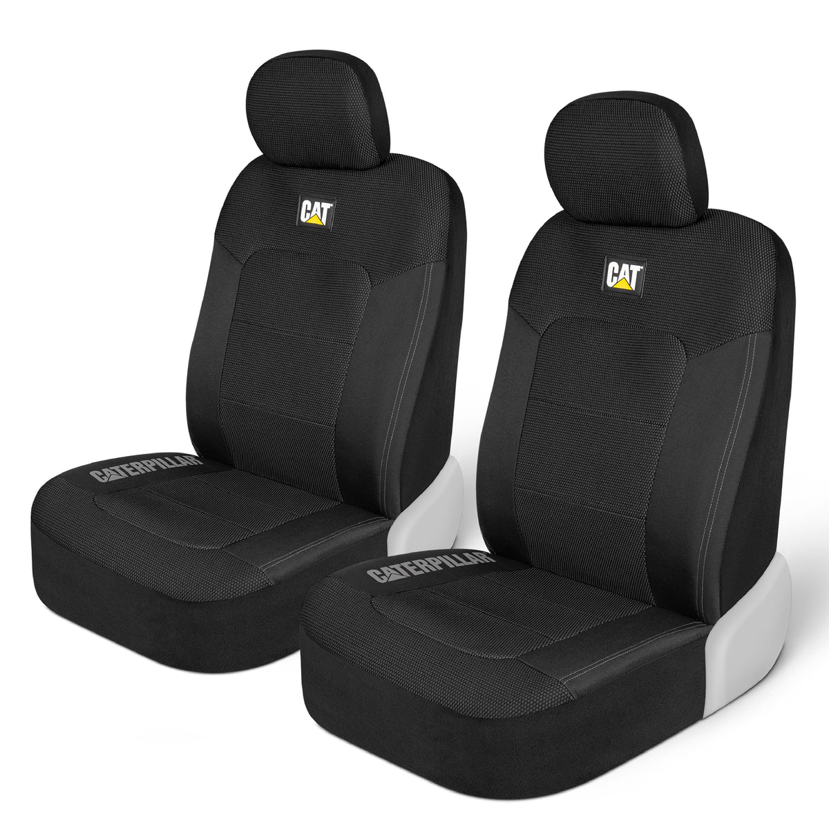 CAT 2-Pack MeshFlex Front Seat Covers - Black