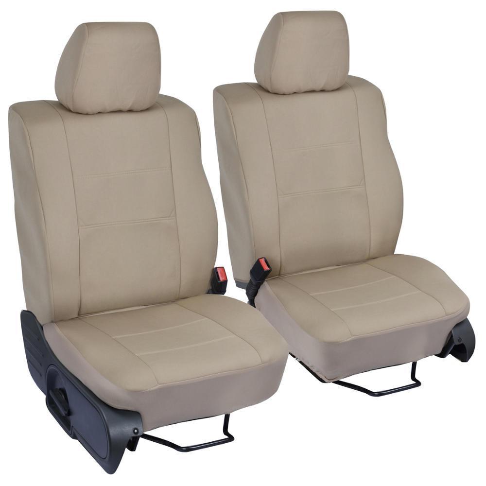 BDK 2-Pack PolyCustom EasyWrap Front Seat Covers for Ford F-150 Crew Cab (2004 - 2008)