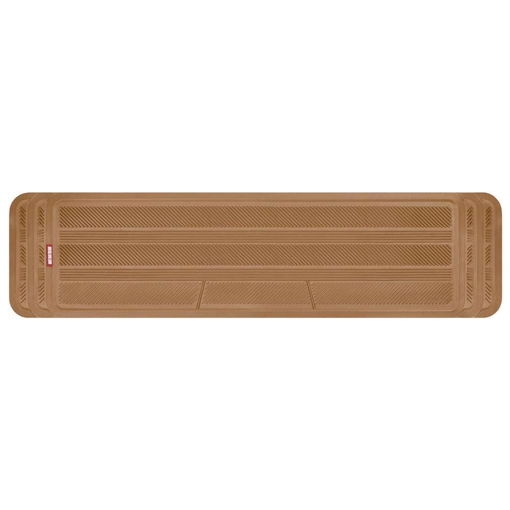 MotorTrend WeatherPlus Rubber Floor Runner - Heavy Duty, All Weather, Trim to Fit (57" x 14.75")