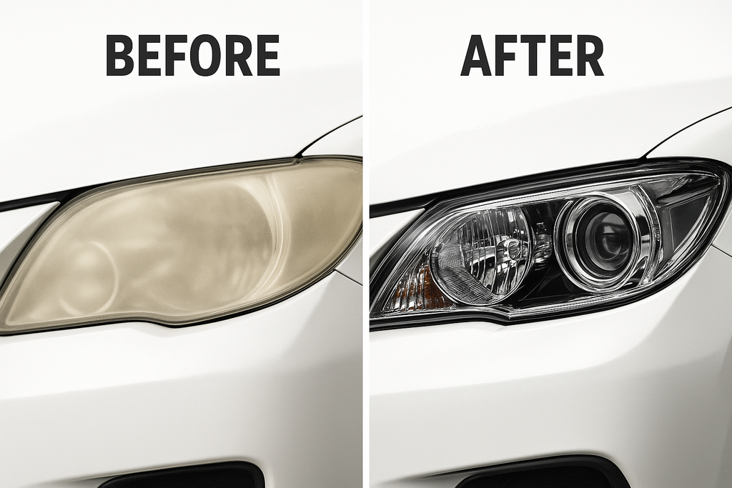 Dvelup All-Inclusive Headlight Restoration Kit – Professional Lens Coating