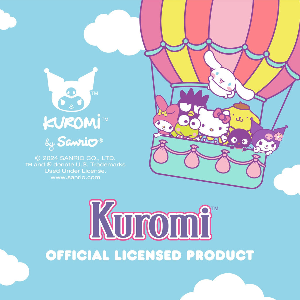 Carbella Sanrio Kuromi Neon Party Front Windshield Sunshade (58" x 28")