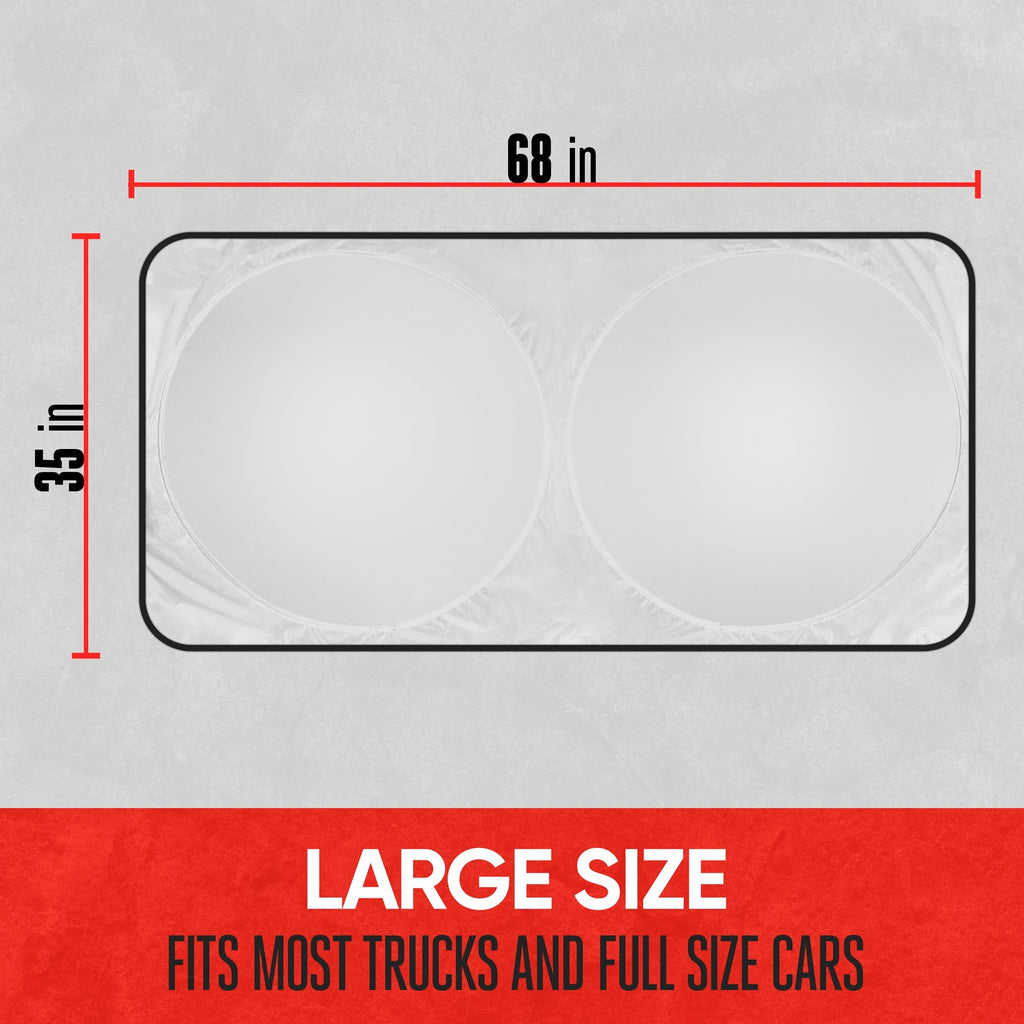 MotorTrend 1-Piece Universal Pop-Up Sunshade (68" x 35")