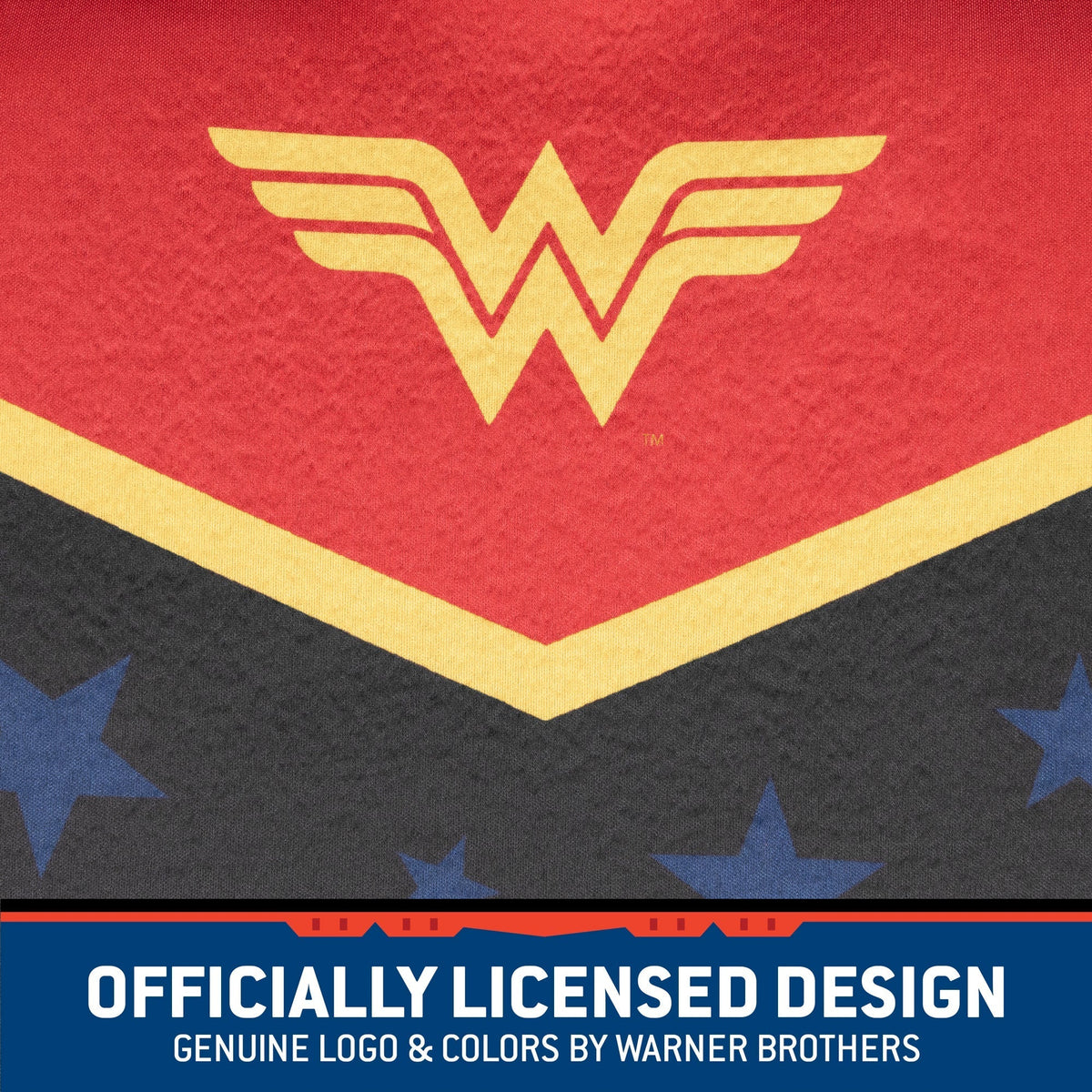 Warner Bros DC Comics 6-Piece Wonder Woman Front Seat Covers and Seat Belt Pads