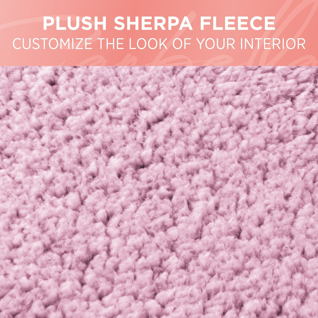 Carbella 2-Pack Plush Sherpa Fleece Front Seat Covers