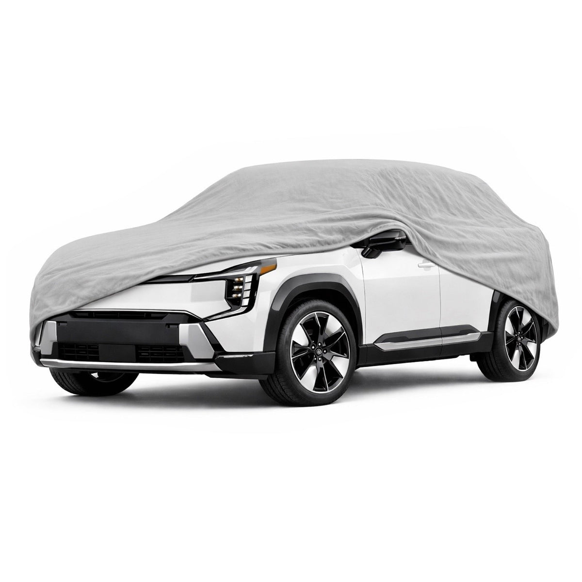 BDK Single Layer Poly Vehicle Cover for Cars, SUVs, Trucks, Vans - Universal Fit, All Weather - XL1 (Up to 200" L x 77" W x 60" H)
