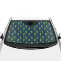 BDK Cali Palm Front Windshield Sunshade (57" x 27")