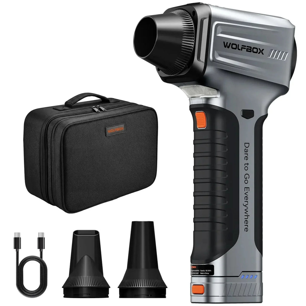 WOLFBOX MF500PRO Air Duster – Handheld Blower for Leaves & Outdoor Cleanup
