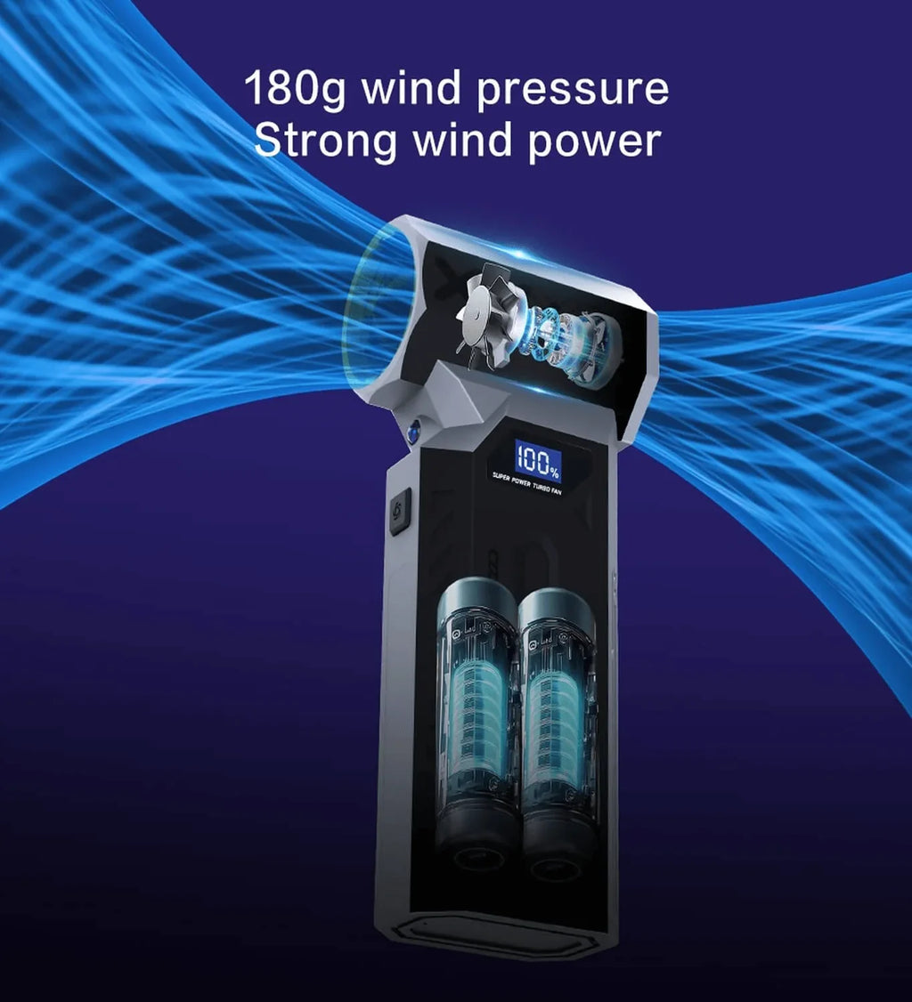 MiaEpic Z3 280K Cordless Air Duster with LCD, LED & 6-Piece Kit