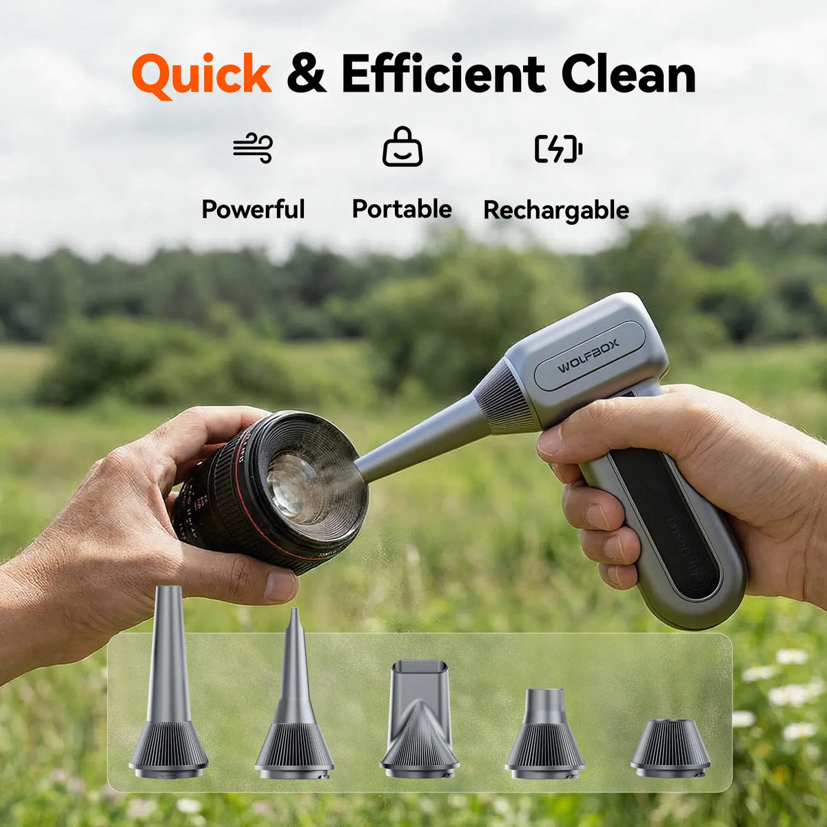 WOLFBOX MF70 Compressed Air Duster