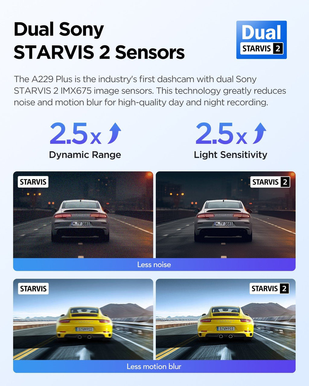 VIOFO A229 Plus 2CH 2K + 2K Dash Cam - image 3